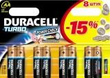 Duracell AA bat Alkaline 8 Turbo 81417110 -  1