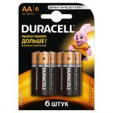 Duracell AA bat Alkaline 6 Basic 81485016 -  1