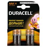 Duracell AAA bat Alkaline 4 Basic 81545421 -  1