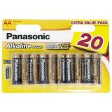 Panasonic AA bat Alkaline 20 Alkaline Power (LR6REB/20BW) -  1