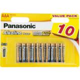 Panasonic AAA bat Alkaline 10 Alkaline Power (LR03REB/10BW) -  1