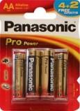 Panasonic AA bat Alkaline 4+2 Pro Power (LR6XEG/6B2F) -  1