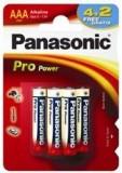 Panasonic AAA bat Alkaline 4+2 Pro Power (LR03XEG/6B2F) -  1