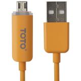 Toto TKG-10 LED lighting USB cable microUSB 1m Orange -  1