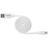 Toto TKG-13 Flat USB cable Lightning 1m White -  1