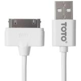 Toto TKG-15 High speed USB cable iPhone4 0,9m White -  1