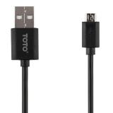Toto TKG-01 Charging USB cable microUSB 0,26m Black -  1