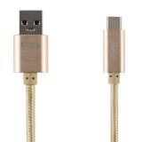 Toto TKG-02 Metal Braided USB 3.0 Type-C cable 1m Gold -  1