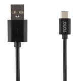 Toto TKG-03 High speed USB 2.0 Type C cable 1m Black -  1