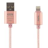 Toto TKG-04 Metal Braided USB cable Lightning 1m Rose red -  1