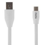 Toto TKG-09 Flat USB 2.0 Type C cable 1m White -  1