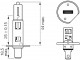 Bosch H1 Pure Light 12V 100W (1987302016) -   2