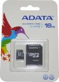 A-data 16 GB microSDHC class 10 + SD adapter AUSDH16GCL10-RA1 -  1