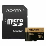 A-data 64 GB microSDXC UHS-I U3 XPG + SD adapter AUSDX64GXUI3-RA1 -  1