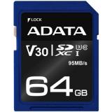 A-data 64 GB SDXC UHS-I U3 Premier Pro ASDX64GUI3CL10-R -  1