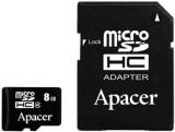 Apacer 8 GB microSD Class 4 + SD adapter -  1