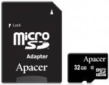 Apacer 32 GB microSDHC Class 10 + SD adapter AP32GMCSH10-R -  1