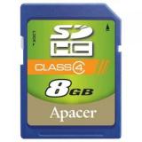 Apacer 8 GB SDHC Class 4 AP8GSDHC4-R -  1