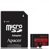 Apacer 32 GB microSDHC Class 10 UHS-I R85 + SD adapter AP32GMCSH10U5-R -  1