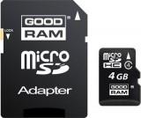 GoodRAM GOODRAM 4 GB microSDHC class 4 + SD Adapter -  1
