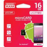 GoodRAM 16 GB microSDHC class 10 UHS-I A1 M1A0-0160R11-A1 -  1