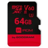 GoodRAM 64 GB microSDXC UHS-II U3 IRDM + SD adapter IR-M6BA-0640R11 -  1
