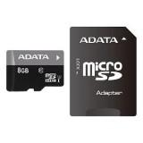 A-data 8 GB microSDHC UHS-I + SD adapter Premier AUSDH8GUICL10-RA1 -  1