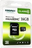 Kingmax 16 GB microSDHC Class 10 + SD Adapter KM16GMCSDHC101A -  1