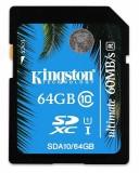 Kingston 64 GB SDXC Class 10 UHS-I Ultimate SDA10/64GB -  1