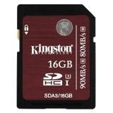 Kingston 16 GB SDHC UHS-I U3 SDA3/16GB -  1