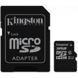 Kingston 32 GB microSDHC Class 10 UHS-I + SD Adapter SDC10G2/32GB -  1