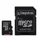 Kingston 64 GB microSDXC class 10 + SD Adapter SDCX10/64GB -  1