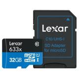 Lexar 32 GB microSDHC 633x UHS-I + SD-adapter LSDMI32GBBEU633A -  1