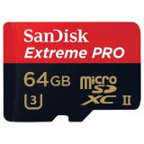 SanDisk 64 GB microSDXC UHS-II U3 Extreme Pro +USB3.0 Reader SDSQXPJ-064G-GN6M3 -  1