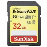 SanDisk 32 GB SDHC UHS-I U3 Extreme PLUS SDSDXWF-032G-GNCIN -  1