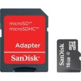 SanDisk 16 GB microSDHC + SD adapter (SDSDQM-016G-B35A) -  1