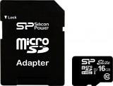 Silicon Power 16 GB microSDHC UHS-I Elite + SD adapter SP016GBSTHBU1V10-SP -  1