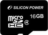Silicon Power 16 GB microSDHC Class 4 SP016GBSTH004V10 -  1