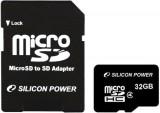 Silicon Power 32 GB microSDHC Class 4 SP032GBSTH004V10 -  1