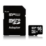 Silicon Power 16 GB microSDHC Class 10 SP016GBSTH010V10 -  1