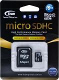 TEAM 16 GB microSDHC Class 10 + SD Adapter -  1