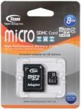 TEAM 8 GB microSDHC Class 4 + SD Adapter -  1