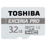 Toshiba 32 GB microSDHC Class 10 UHS-I U3 Exceria Pro + SD adapter THN-M401S0320E2 -  1