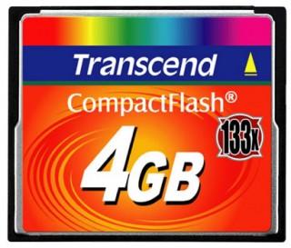 Transcend Compact Flash 133x 4Gb -  1