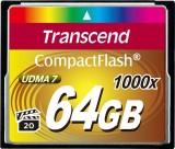Transcend 64 GB 1000X CompactFlash Card -  1