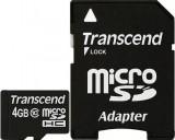 Transcend 4 GB microSDHC class 10 + SD Adapter -  1