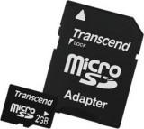 Transcend 2 GB microSD + SD adapter TS2GUSD -  1