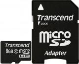 Transcend 8 GB microSDHC class 10 + SD Adapter TS8GUSDHC10 -  1