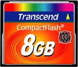 Transcend 8 GB 133X CompactFlash Card TS8GCF133 -  1