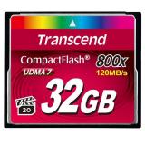 Transcend 32 GB 800X CompactFlash Card TS32GCF800 -  1